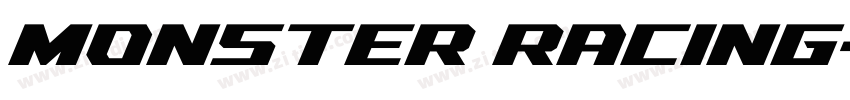 MONSTER RACING字体转换